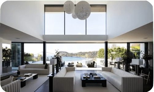 Freshly painted luxury coastal interior — Limitless Painting project on Sydney's Northern Beaches