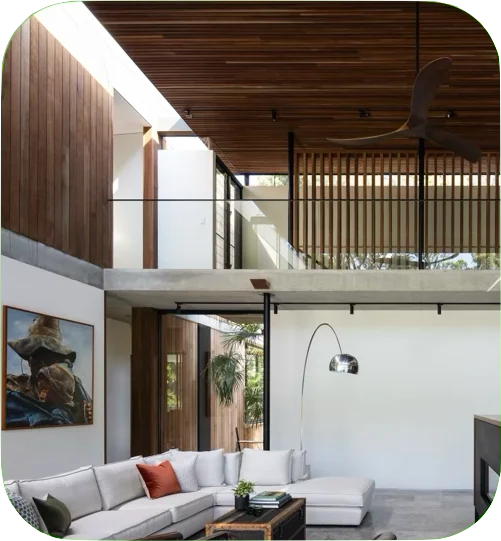Modern interior house painting in a Northern Beaches home by Limitless Painting